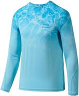 bassdash youth upf50+ camo long sleeve fishing shirt - enhanced performance for active anglers logo