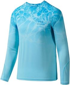 img 4 attached to BASSDASH Youth UPF50+ Camo Long Sleeve Fishing Shirt - Enhanced Performance for Active Anglers