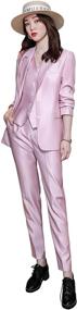 img 4 attached to Womens Pieces Office Blazer Business Women's Clothing for Suiting & Blazers