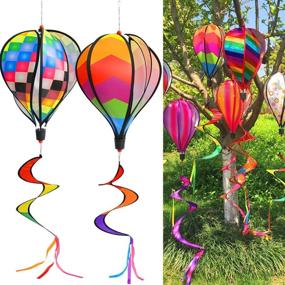 img 4 attached to Experience the Mesmerizing Beauty of PSMILE Rainbow Kinetic Balloon Spinner