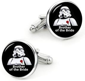 img 2 attached to Kooer Cufflinks Personalized Groomsman Bridesman