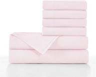 🛏️ 2000 series luxury soft 4 piece sheet set - baby pink twin size sheets for basic choice logo