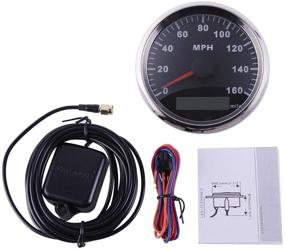 img 2 attached to 🚘 ELING MPH GPS Speedometer Odometer 160MPH | Warranted for Car Motorcycle Tractor Truck | Backlight | 85mm | 12V/24V