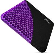 optimized xl gel seat cushion for office chair/car/wheelchair/long sitting | breathable chair pad with cooling gel | thick cushions for pressure sores, tailbone, back, and sciatica pain relief logo