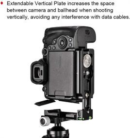 img 2 attached to Солнцезащитный фото L-образный кронштейн для Canon EOS R5/R6 DSLR | Арка/RRS совместимая быстросъемная пластина