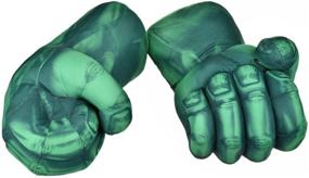 img 3 attached to 🥊 Ace Select Kids Cosplay Smash Gloves – Large Soft Plush Green Grip Fists – 1 Pair of Boxing Gloves – 9.5 / 11 Inch (9.5 Inches)