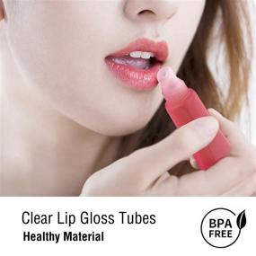 img 3 attached to 💄 Convenient Refillable Homemade Lipgloss Containers: Your Beauty, Your Way!