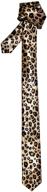 👔 stylish retreez rtz tie 0001 lpdprnt leopard skinny tie - enhance your look! logo