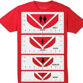 img 4 attached to 👕 TOOVREN T-Shirt Ruler Guide: Essential Tool for Perfect V-Neck Design Alignment