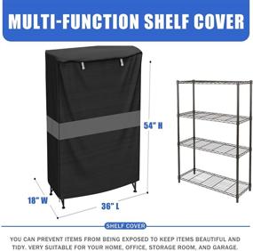 img 3 attached to 📦 ELIAUK Storage Sundries: Ideal Solution for 36X18X54In Organization