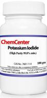 potassium iodide purity crystals grams logo