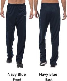 img 2 attached to Sweatpant Athletic Gray Navy Blue Sports & Fitness