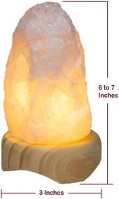 img 1 attached to DesertUSA Rose Quartz Lamp Dimmable