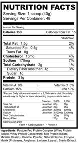 img 2 attached to 2 lb Caramel Cookie Swirl Precision Blend - Whey Protein with Time Release Protein Blend