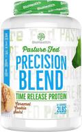 2 lb caramel cookie swirl precision blend - whey protein with time release protein blend logo