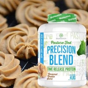 img 1 attached to 2 lb Caramel Cookie Swirl Precision Blend - Whey Protein with Time Release Protein Blend