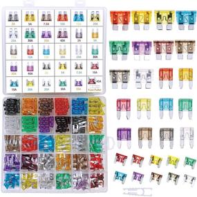 img 3 attached to 340 Piece Assorted Auto Car Truck Blade Fuses Set - 2A 5A 7.5A 10A 15A 20A 25A 30A 35A 40A - Standard, Mini & Low Profile Mini - ATC/APR/ATO+ATM Mini Automotive Fuse Assortment Kit w/ Puller