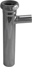 img 1 attached to Plumb Pak PP20225 Dishwasher Branch Tailpiece - 🔧 1-1/2-8 in, 3/4 in Sweat, Satin Nickel - Enhanced SEO