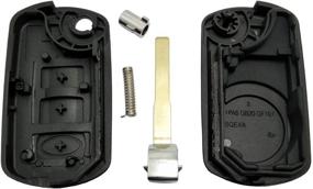 img 3 attached to Horande Keyless Entry Сменная крышка брелка, подходящая для Land Rover LR3 Range Rover Sport Discovery Key Fob Shell