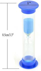 img 1 attached to ⏳ Swity Home 15 Pack 5 Minutes Plastic Sand Timer Set – Red, Blue, Green: Efficient Time Management Tool for Productivity Boost