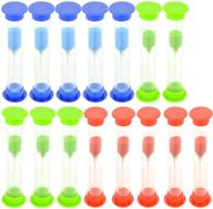 ⏳ swity home 15 pack 5 minutes plastic sand timer set – red, blue, green: efficient time management tool for productivity boost logo