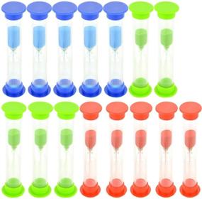 img 2 attached to ⏳ Swity Home 15 Pack 5 Minutes Plastic Sand Timer Set – Red, Blue, Green: Efficient Time Management Tool for Productivity Boost