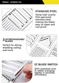 img 3 attached to Multifunctional Multi Purpose Vegetable Stainless Shredder