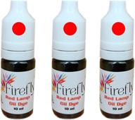 enhance your lamp experience with firefly red colored lamp oil 🔴 and candle dye 3-pack: perfect for liquid and clean paraffin lamp oil логотип