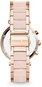 img 2 attached to ⌚ Наручные часы Parker из нержавеющей стали от Michael Kors с декоративными акцентами Glitz