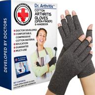 🧤 class 1 medical device: doctor-designed compression gloves for women & men - includes doctor's handbook - ideal for carpal tunnel relief, arthritis, typing, raynaud's, rsi (m) логотип