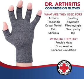 img 1 attached to 🧤 Class 1 Medical Device: Doctor-Designed Compression Gloves for Women & Men - Includes Doctor's Handbook - Ideal for Carpal Tunnel Relief, Arthritis, Typing, Raynaud's, RSI (M)