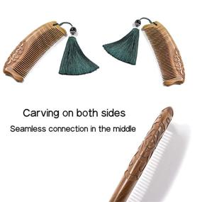 img 1 attached to Sandalwood Handmade Natural Wooden Anti Static