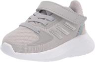 👟 adidas unisex baby runfalcon white lilac shoes for boys logo