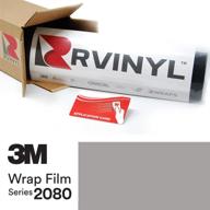 3m 2080 g31 gloss storm gray 5ft x 1ft w/application card vinyl vehicle car wrap film sheet roll logo