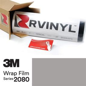 img 4 attached to 3M 2080 G31 Gloss Storm Gray 5Ft X 1Ft W/Application Card Vinyl Vehicle Car Wrap Film Sheet Roll