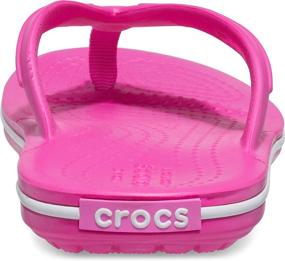 img 3 attached to 👟 Стильные и удобные детские сабо Crocs Crocband Flip Flops: идеальные сандалии для детей