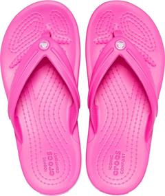 img 1 attached to 👟 Стильные и удобные детские сабо Crocs Crocband Flip Flops: идеальные сандалии для детей