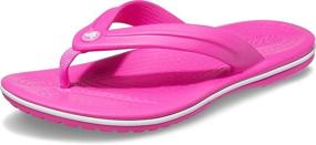 img 4 attached to 👟 Стильные и удобные детские сабо Crocs Crocband Flip Flops: идеальные сандалии для детей