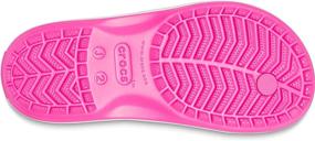 img 2 attached to 👟 Стильные и удобные детские сабо Crocs Crocband Flip Flops: идеальные сандалии для детей