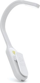 img 1 attached to 📖 The Enhanced Mighty Bright Clip On Rechargeable Book Light, Warm Eye-Friendly LEDs, Flexible, Long-Lasting, Dimmable, Ideal for Children, Book Lovers, Bedtime Reading, 60 Hours Battery Life (White)