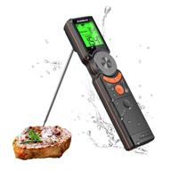 🌡 aidmax mini6: waterproof instant read meat thermometer for grill, kitchen, smoker, bbq - easy-to-use with backlit digital display and scroll wheel presets logo