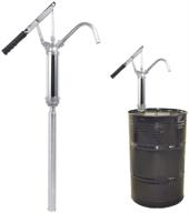 efficient hand-operated barrel pumps: lever action fuel transfer kit for diesel oil extraction, complete with removable nozzle logo