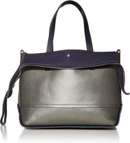 img 2 attached to ECCO Tandem Shopper Titanium Metallic Women's Handbags & Wallets