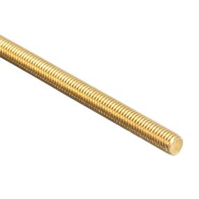 img 3 attached to uxcell M3 x 250mm Brass Fully Threaded Rod: High-Quality Right Hand Threaded Shaft