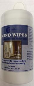 img 2 attached to 🪟 Streak-Free Window Blinds Cleaner Wipes - Household Cleaning Remover for Dust, Dirt, and Grease on Windows | Easy, Disposable Wet Wipe for Vertical and Horizontal Venetian Blinds (1 Pack)