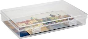 img 2 attached to Suituts 12 Pack Plastic Photo Storage Organizer Box/Case (4x7 Inch) - Clear Container for 4X6 Inch Photos, Scrapbook, Cards & more