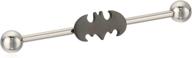 dc comics stainless industrial barbell logo