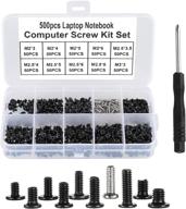 💻 complete laptop screw kit set with screwdriver - hantof 500pcs m2 m2.5 m3 for ibm hp dell lenovo samsung sony toshiba gateway acer logo
