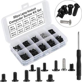 img 3 attached to 💻 Complete Laptop Screw Kit Set with Screwdriver - HanTof 500pcs M2 M2.5 M3 for IBM HP Dell Lenovo Samsung Sony Toshiba Gateway Acer