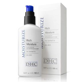 img 3 attached to 🌿 DHC Rich Moisture Facial Moisturizer for Dry Skin, Lightweight & Hydrating, Fragrance & Colorant Free, Ideal for Dry, Dehydrated, and Sensitive Skin, 3.3 fl. oz.